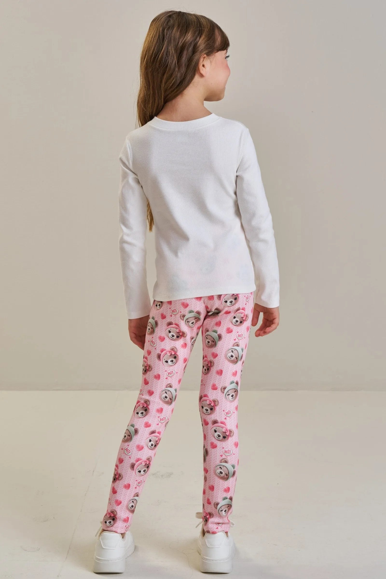 Calça Legging em Fly Tech 89461 Infanti Infantil Menina