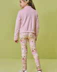 Calça Legging em Fly Tech 89821 Kukiê Infantil Menina