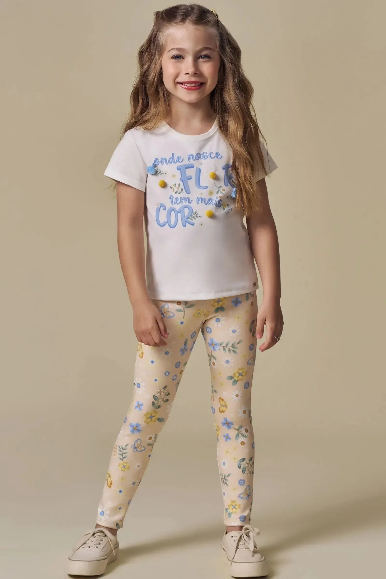 Calça Legging em Fly Tech 94650 Infanti Infantil Menina