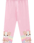 Calça Legging em Malha Power 94929 Infanti Infantil Menina
