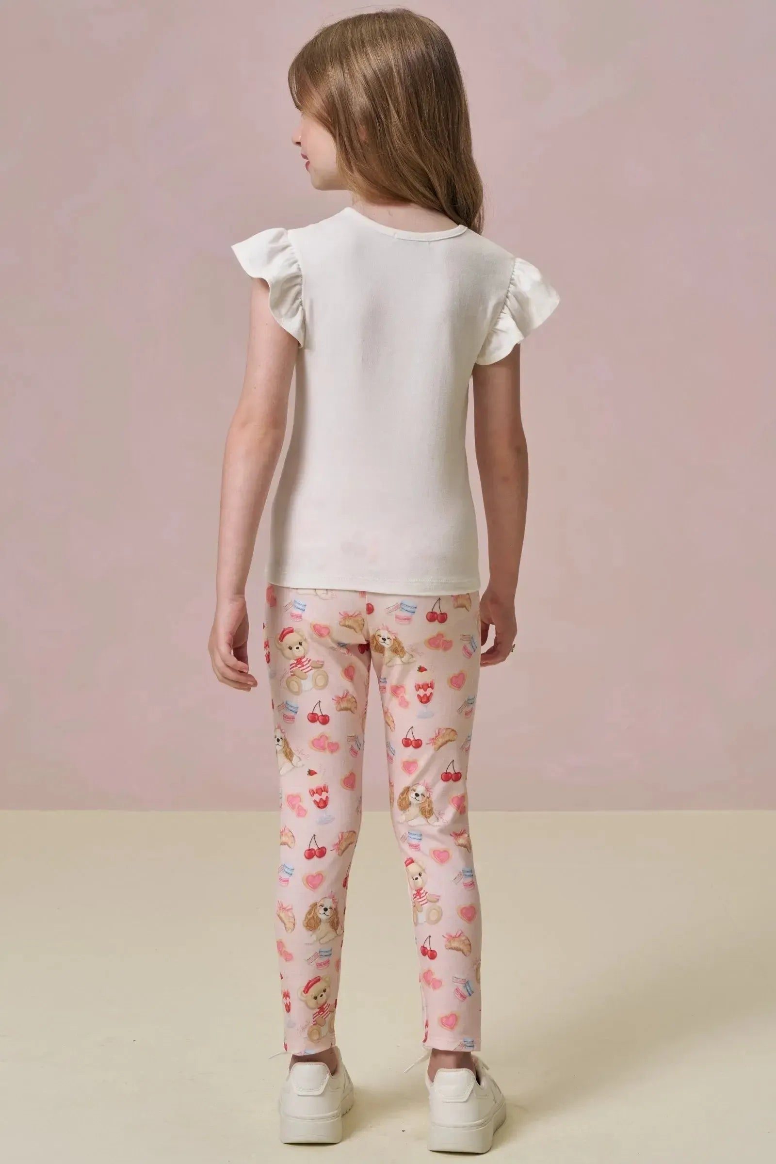 Calça Legging em Malha Power 95831 Infanti Infantil Menina