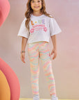 Calça Legging em Molecotton 82840 Infanti Infantil Menina
