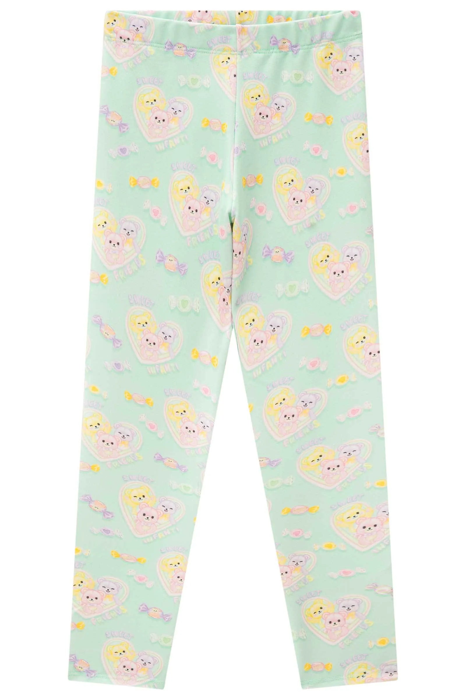 Calça Legging em Molecotton 82840 Infanti Infantil Menina