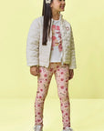 Calça Legging em Molecotton 90818 Kukiê Infantil Menina