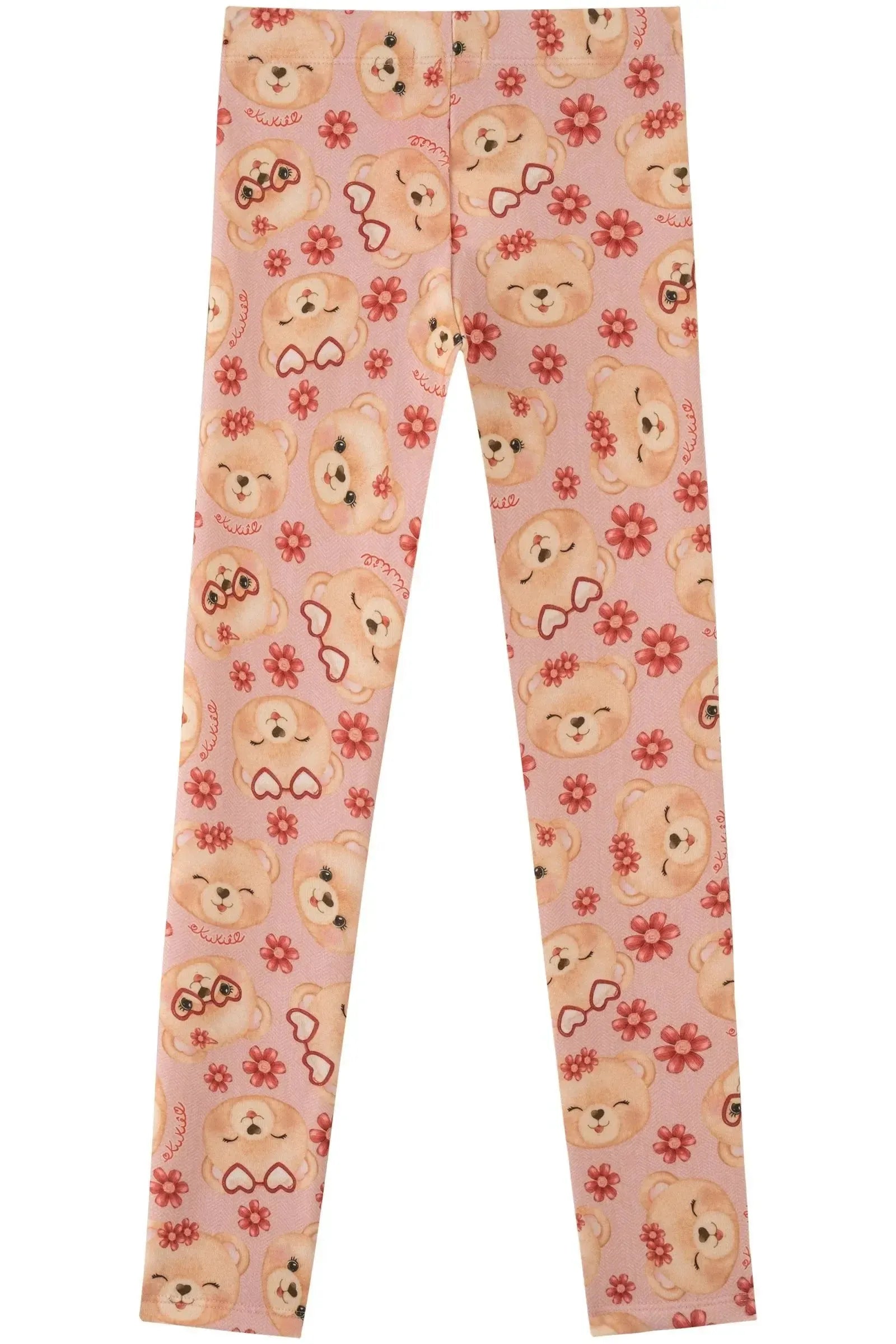 Calça Legging em Molecotton 90818 Kukiê Infantil Menina