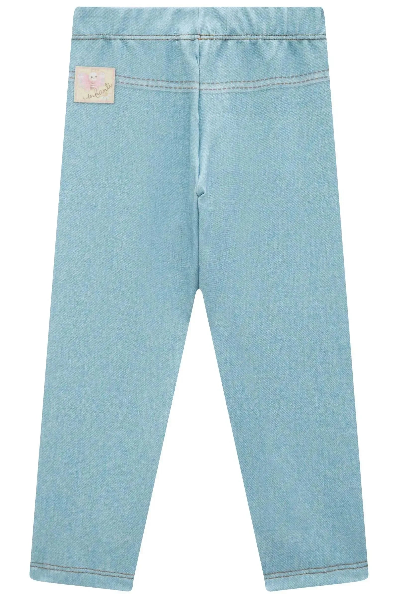 Calça Legging em Molecotton 94924 Infanti Infantil Menina