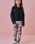 Calça Legging em Termoskin Peluciado 89568 Kukiê Infantil Menina