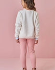 Calça Legging Fuseau em Canelado Comfy 89254 Kukiê Infantil Menina
