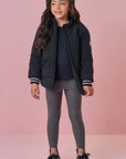 Calça Legging Fuseau em Canelado Comfy 89254 Kukiê Infantil Menina