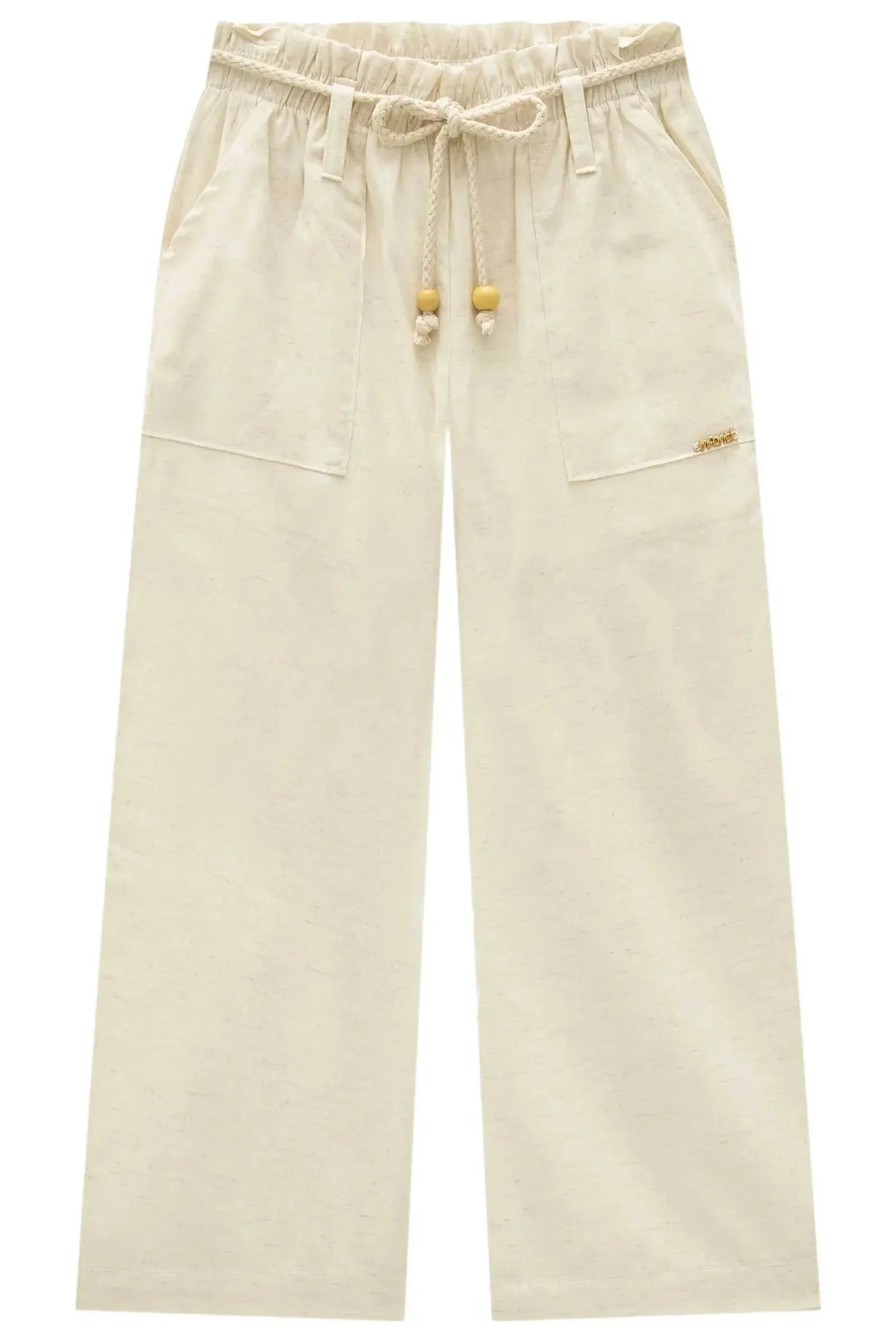 Calça Mariner em Linho Deluxe 95411 Infanti Infantil Menina