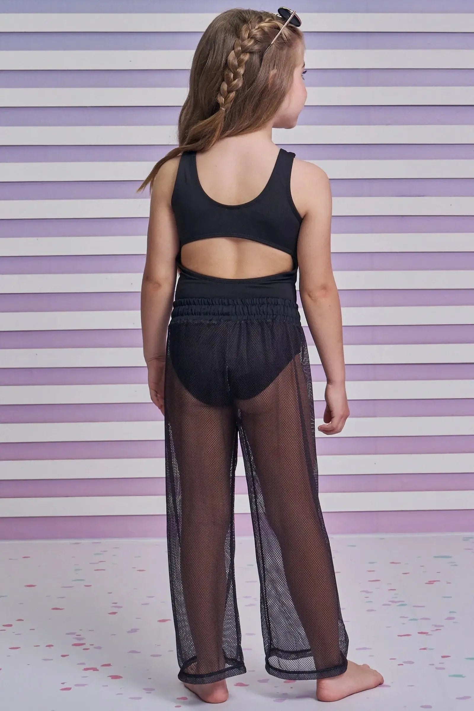 Calça Saída de Praia em Tela Fashion 95326 Infanti Infantil Menina