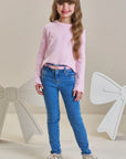 Calça Skinny em Jeans com Elastano 89454 Infanti Infantil Menina
