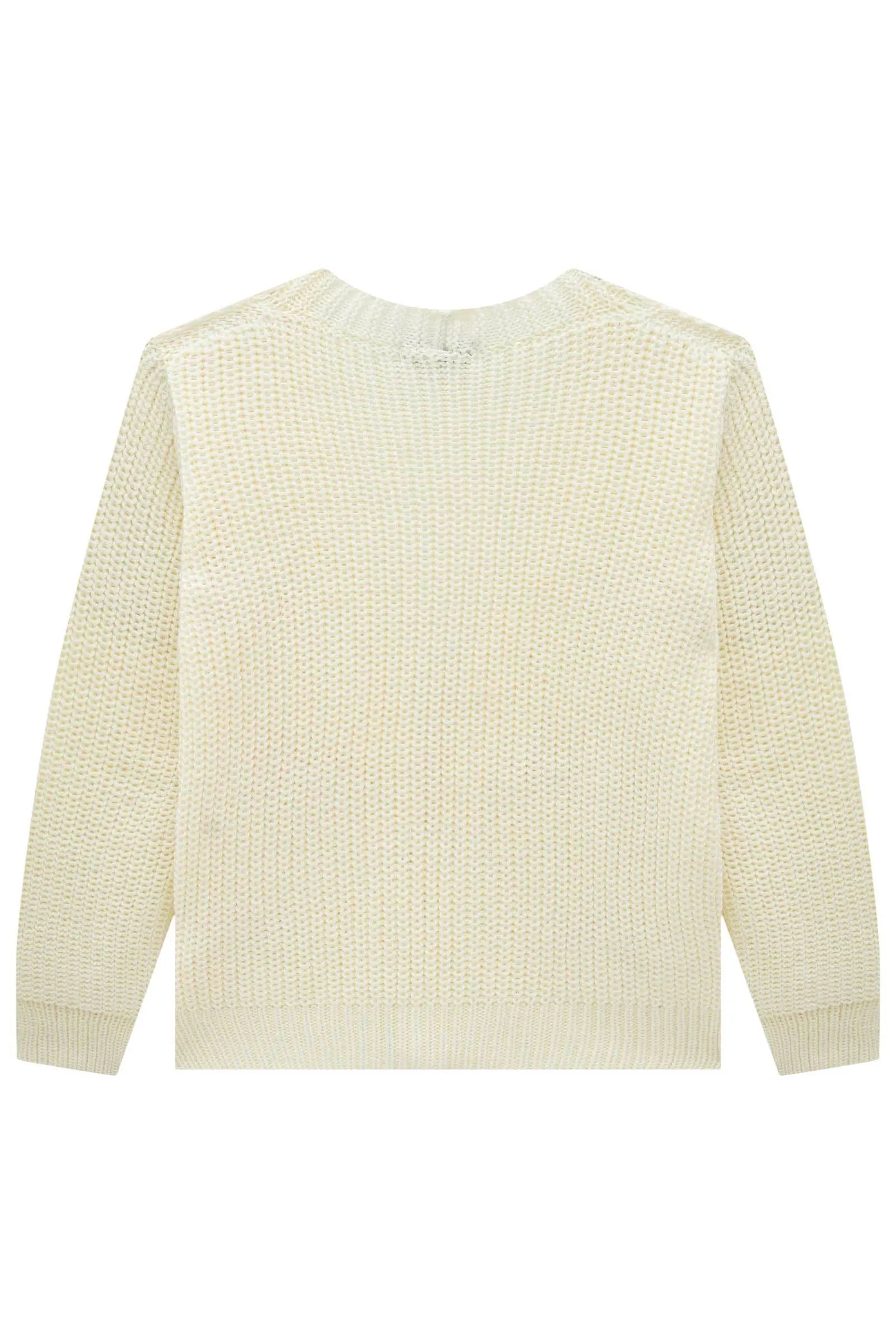 Cardigan em Tricot 100% Acrílico 88170 Infanti Infantil Menina