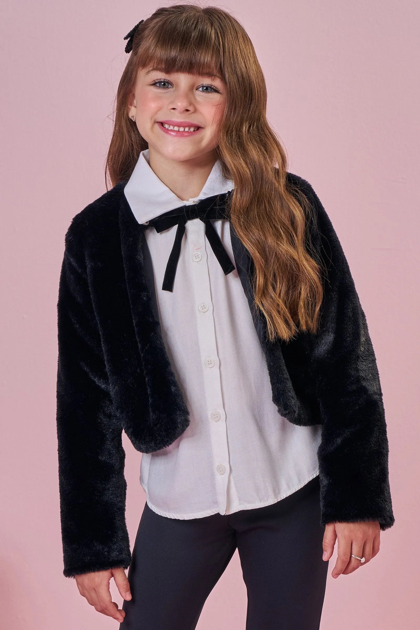 Casaqueto em Pelo Liso 92469 Infanti Infantil Menina