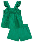 Conjunto de Bata e Shorts em Laise Summer 77575 Infanti