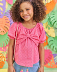 Conjunto de Bata em Laise Verano com Shorts em Jeans Bellini com Elastano 73701 Infanti