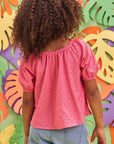 Conjunto de Bata em Laise Verano com Shorts em Jeans Bellini com Elastano 73701 Infanti