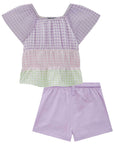 Conjunto de Bata em Visco Twill com Shorts em Sarja Onix com Elastano 78273 Infanti