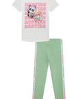Conjunto de Blusa Alongada em Malha Power e Calça Legging em Fly Tech 95323 Infanti Infantil Menina