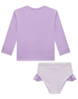 Conjunto de Blusa e Calcinha em Malha UV Dry com Proteção UV 50+ 95584 Infanti Infantil Menina