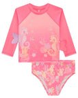 Conjunto de Blusa e Calcinha em Malha UV Dry com Proteção UV 50+ 98426 Infanti Infantil Menina