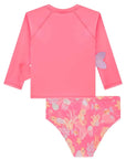Conjunto de Blusa e Calcinha em Malha UV Dry com Proteção UV 50+ 98426 Infanti Infantil Menina