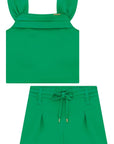 Conjunto de Blusa e Shorts em Blend de Viscose 99218 Infanti Infantil Menina