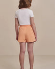 Conjunto de Blusa em Cotton com Short Saia em Canelado Liz 98129 Infanti Infantil Menina