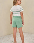 Conjunto de Blusa em Cotton e Shorts em Molevisco 84938 Infanti Infantil Menina