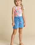 Conjunto de Blusa em Jacquard Marina com Shorts em Air Flow Eco 74947 Infanti