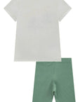 Conjunto de Blusa em Malha Fresh e Biker em Canelado Liz 94946 Infanti Infantil Menina