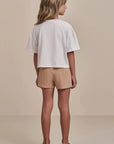 Conjunto de Blusa Over em Malha Fresh com Shorts em Viscose 98117 Infanti Infantil Menina