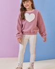 Conjunto de Blusão em Pelo Durban e Calça Legging em Termokin Peluciado 92669 Infanti Infantil Menina