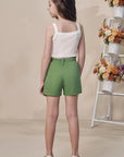 Conjunto de Regata em Canelado Liz com Shorts em Viscose 98125 Infanti Infantil Menina