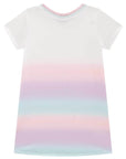 Conjunto de Vestido em Malha Power e Sobreposição em Jeans e Tule 97953 Infanti Infantil Menina