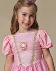 Fantasia de Princesa Sonhadora. Acompanha Tiara Coroa 97397 Infanti Infantil Menina