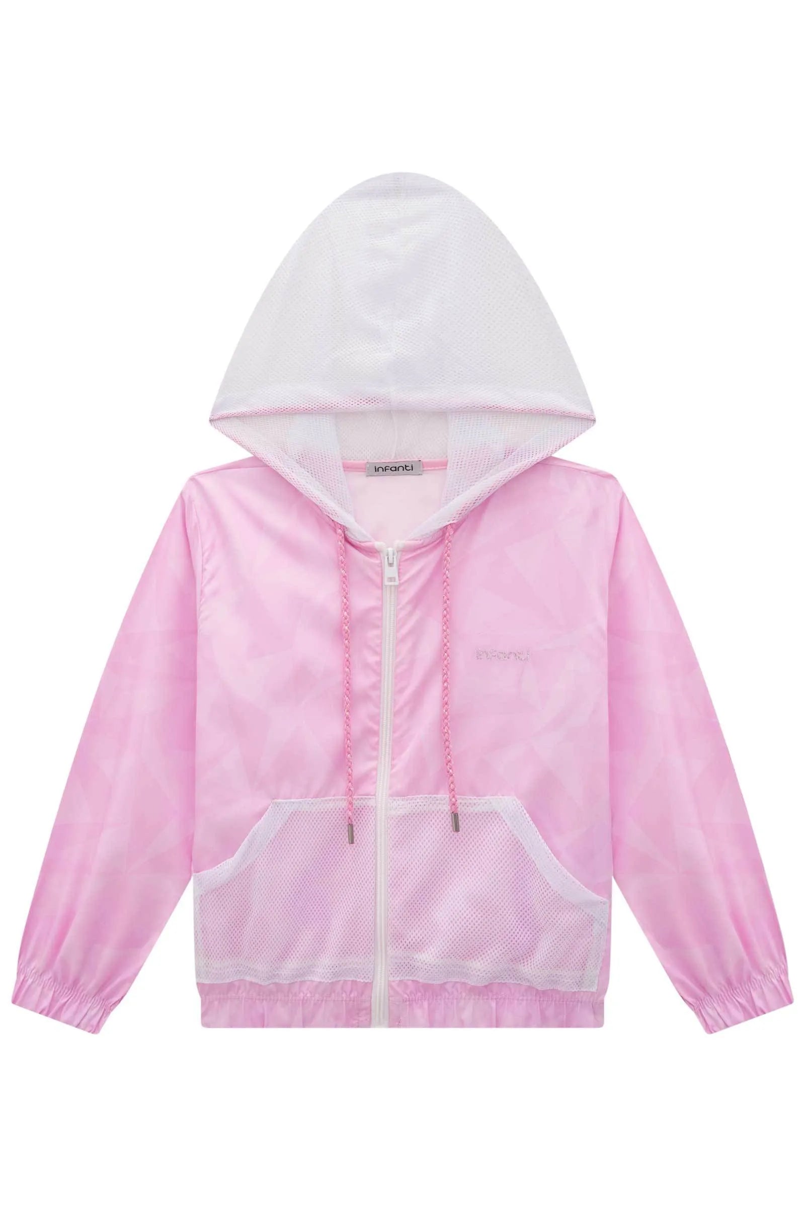 Jaqueta Corta Vento em Nylon 83534 Infanti Infantil Menina