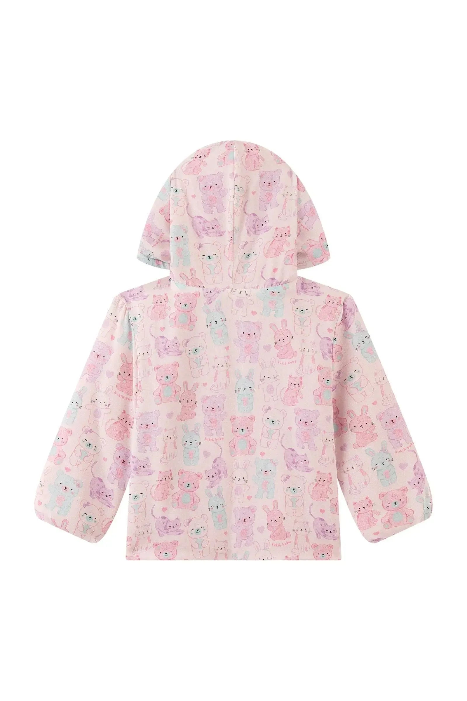 Jaqueta Dupla Face em Nylon Ergonomic e Forro em Pêlo Carneirinho 90889 Kukiê Bebê Menina