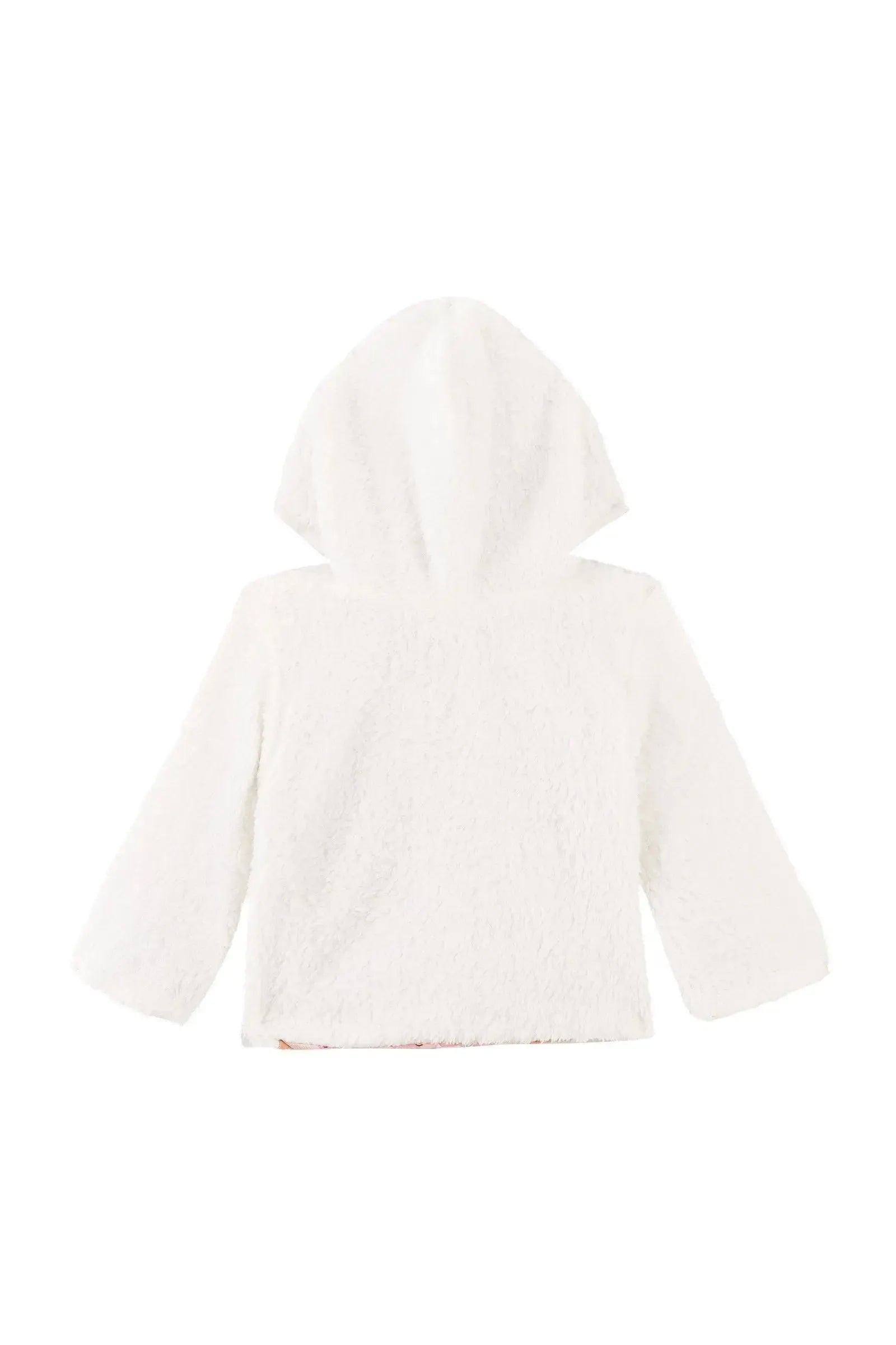 Jaqueta Dupla Face Reversível em Nylon Ergonomic e Forro em Pêlo Carneirinho 90888 Kukiê Bebê Menina