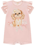 Macacão em Cotton 98105 Infanti Bebê Menina