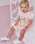 Macacão em Cotton 98105 Infanti Bebê Menina