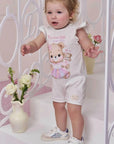 Macacão em Malha Power 98577 Infanti Bebê Menina