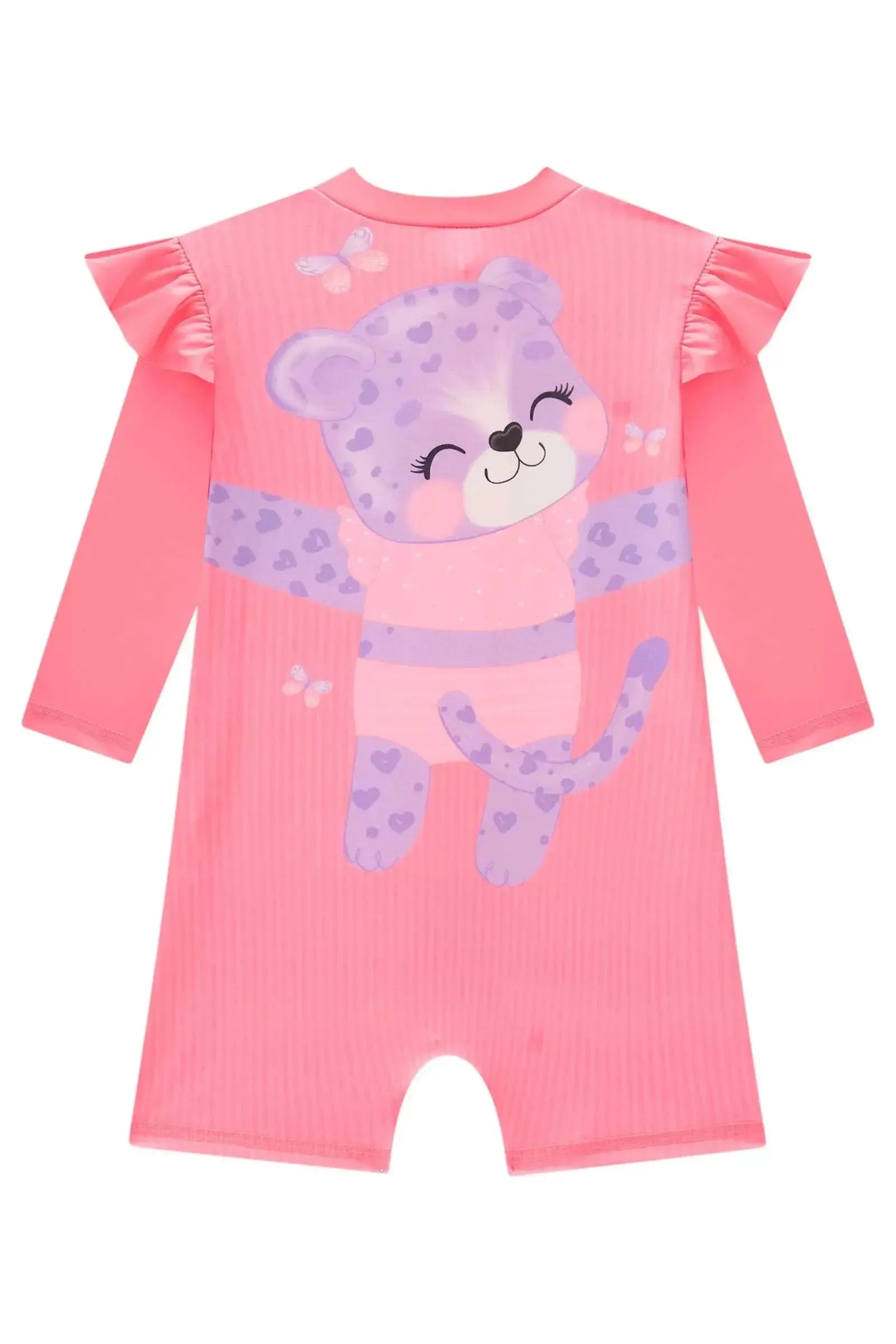 Macacão em Malha UV com Proteção UV 50+ 88616 Infanti Bebê Menina