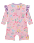 Macacão em Malha UV Dry com Proteção UV 50+ 95665 Infanti Bebê Menina
