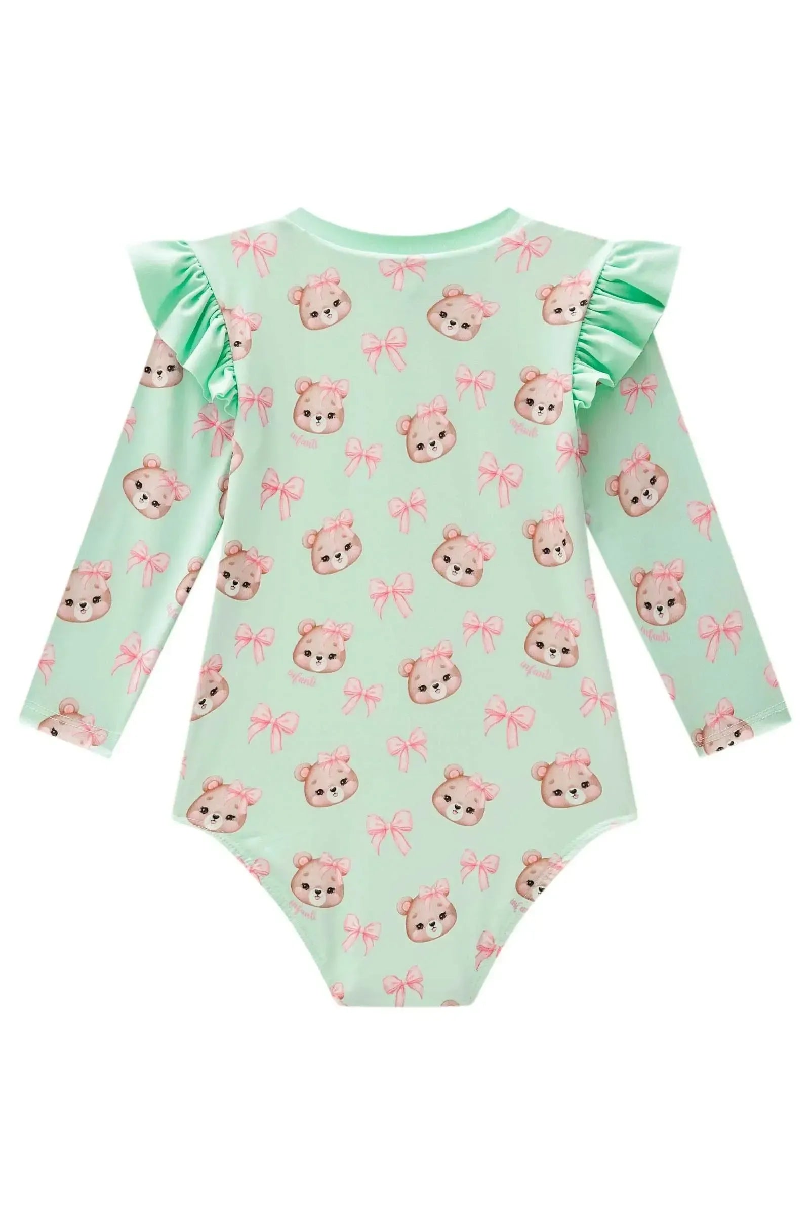 Maiô em Malha UV com Proteção UV 50+ 87827 Infanti Bebê Menina