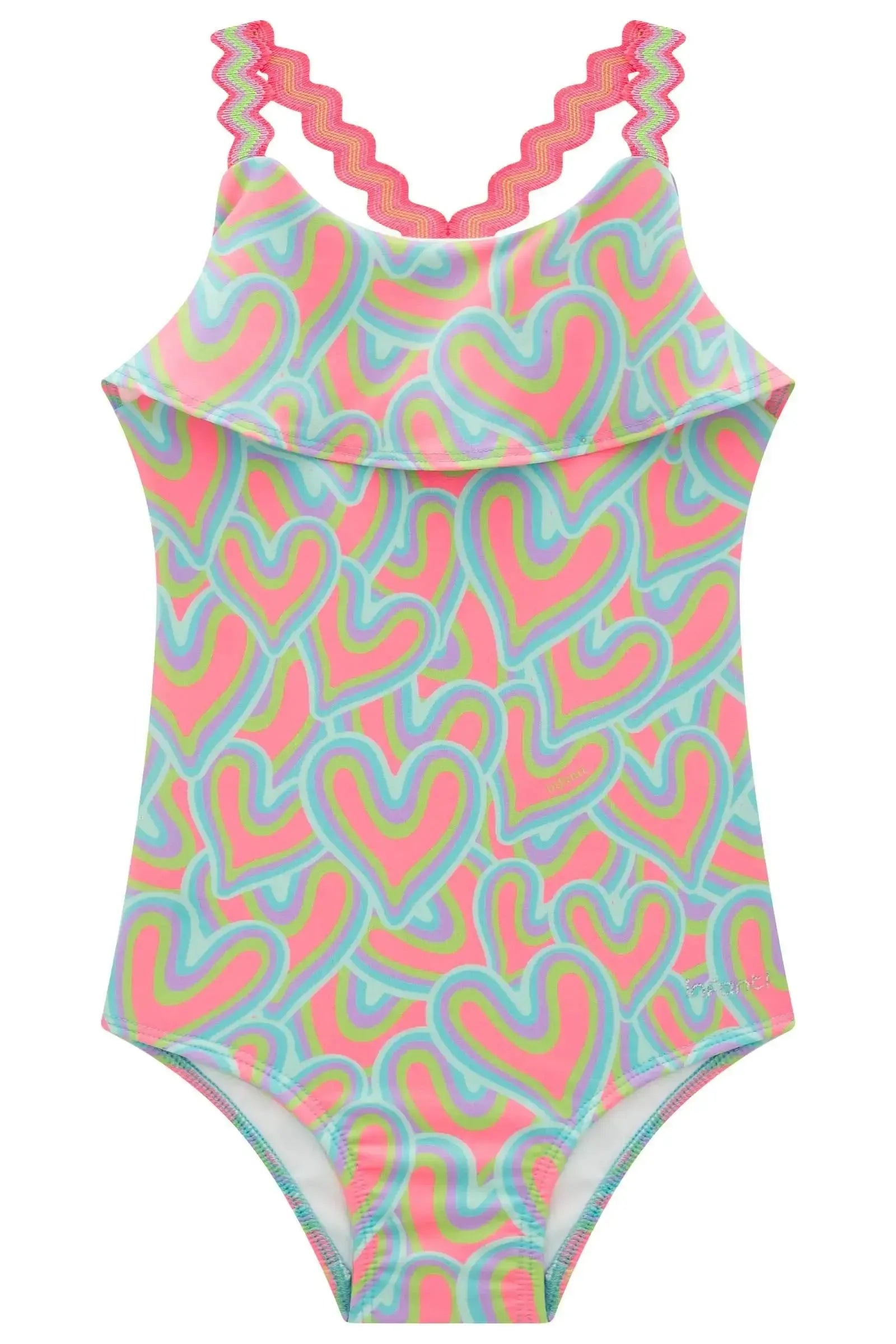 Maiô em Malha UV com Proteção UV 50+ 93174 Infanti Infantil Menina