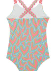 Maiô em Malha UV com Proteção UV 50+ 93174 Infanti Infantil Menina