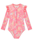 Maiô em Malha UV Dry com Proteção 50+ 98409 Infanti Infantil Menina