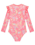 Maiô em Malha UV Dry com Proteção 50+ 98409 Infanti Infantil Menina