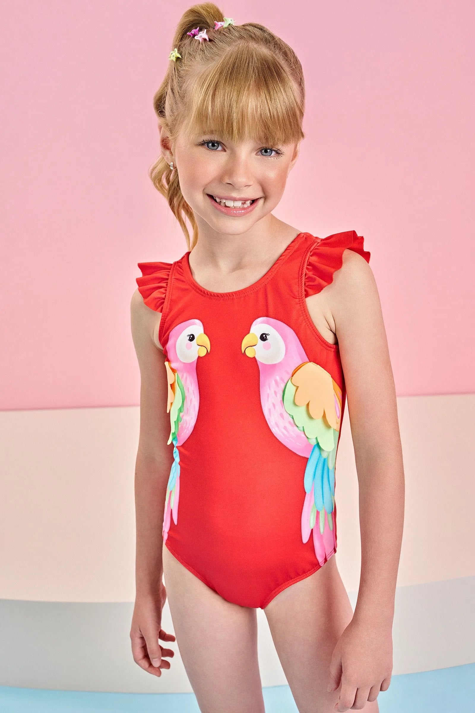 Maiô em Malha Uv Dry com Proteção Uv 50+ 84488 Infanti Infantil Menina